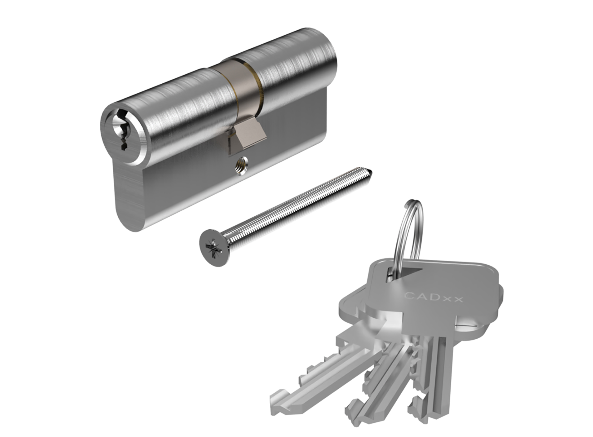 Lot De 3 Cylindres De Serrure 35/35 Avec 9 Clés – Entrouvrant – NEUF